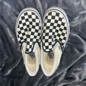 Checkered Slip on Vans